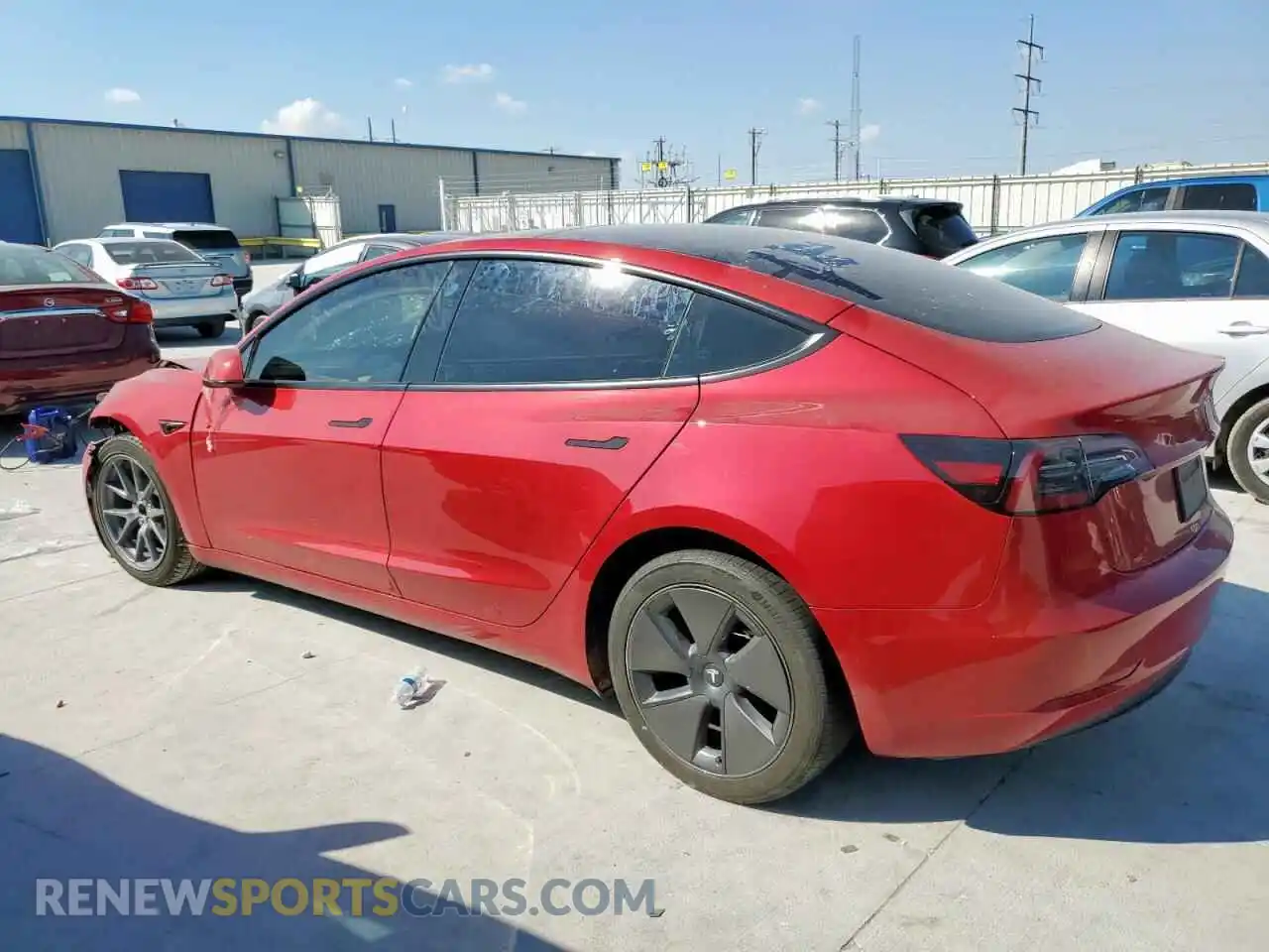 2 Photograph of a damaged car 5YJ3E1EA9PF620783 TESLA MODEL 3 2023