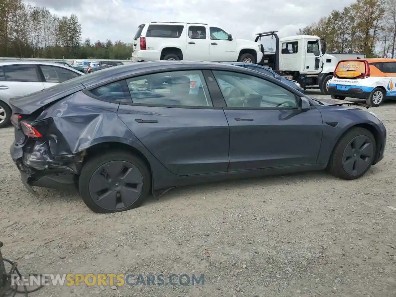 3 Photograph of a damaged car 5YJ3E1EA9PF638488 TESLA MODEL 3 2023