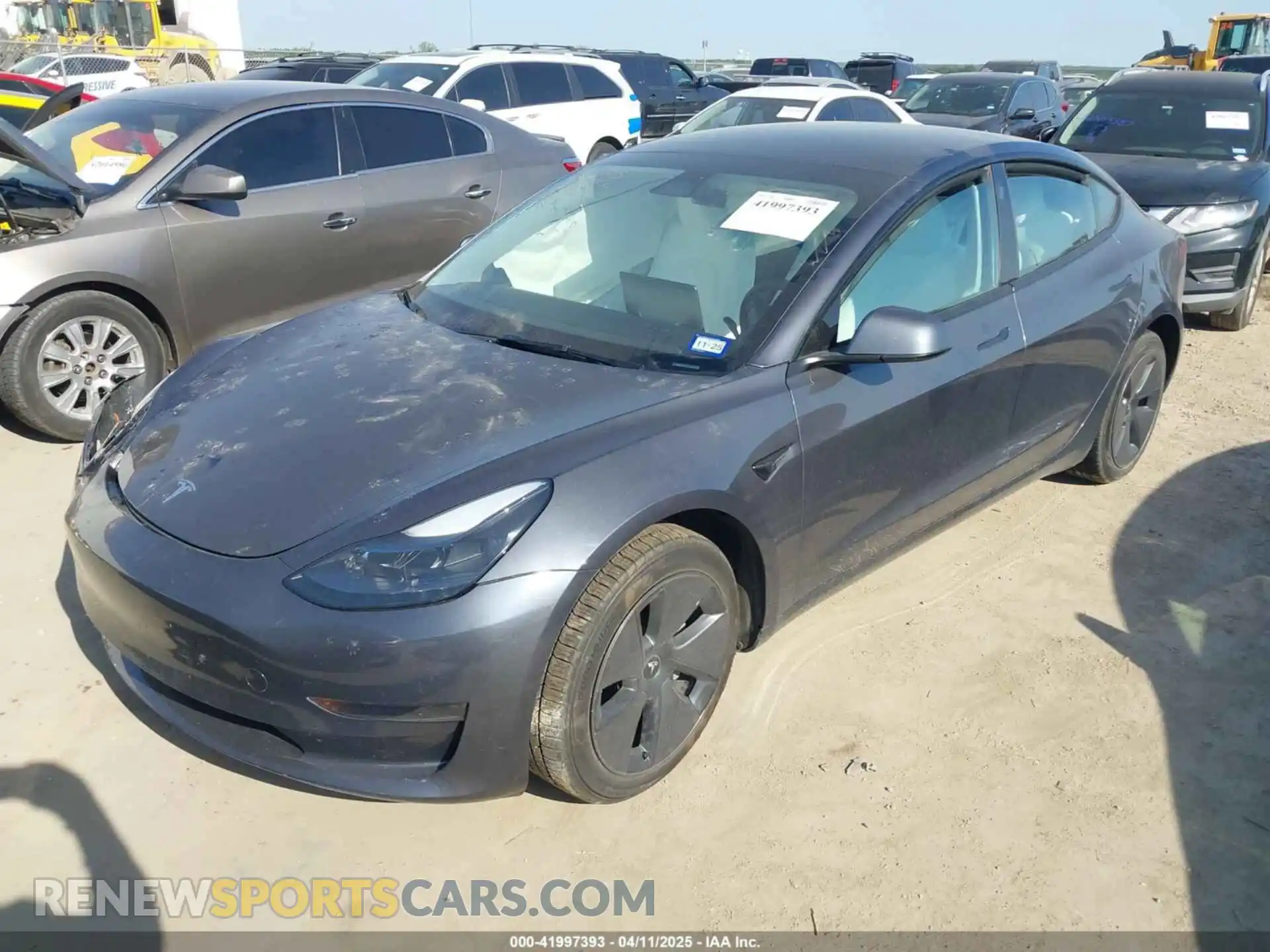 2 Photograph of a damaged car 5YJ3E1EA9PF641908 TESLA MODEL 3 2023