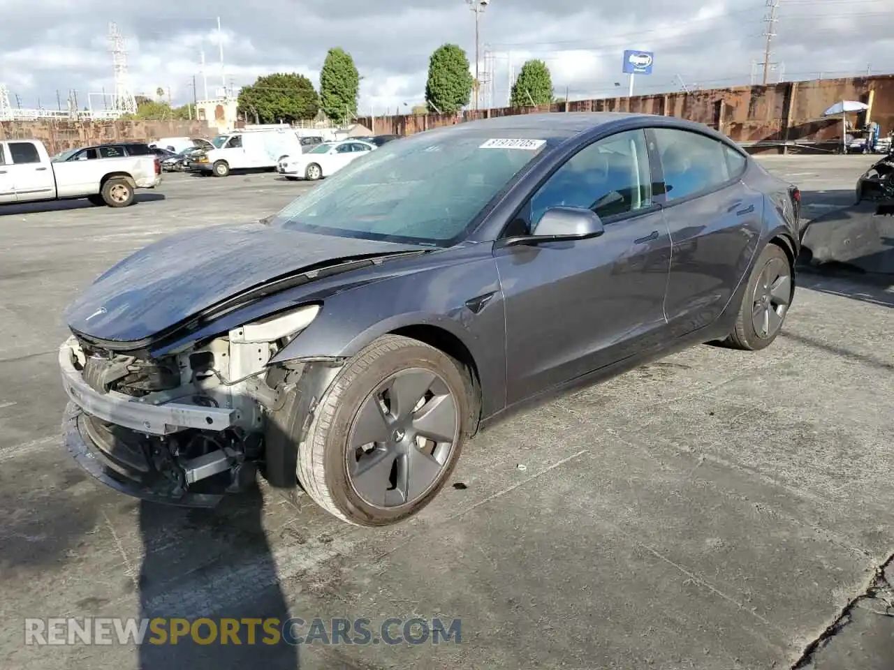 1 Photograph of a damaged car 5YJ3E1EA9PF647577 TESLA MODEL 3 2023