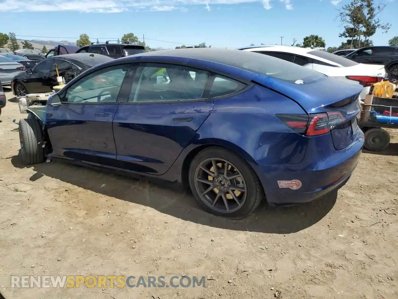 2 Photograph of a damaged car 5YJ3E1EA9PF649149 TESLA MODEL 3 2023