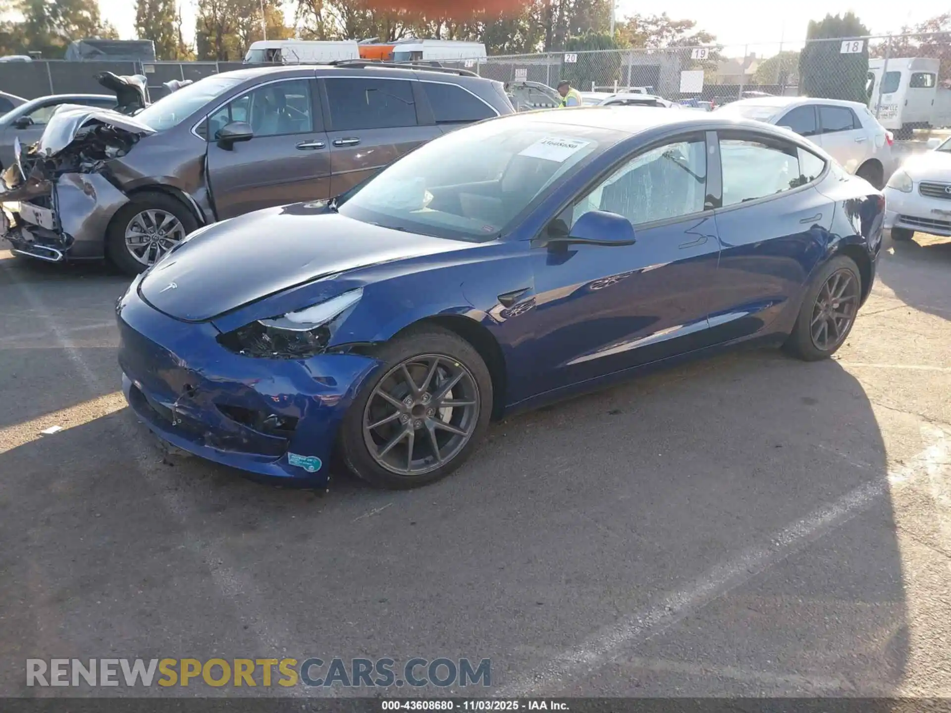 2 Photograph of a damaged car 5YJ3E1EA9PF653461 TESLA MODEL 3 2023