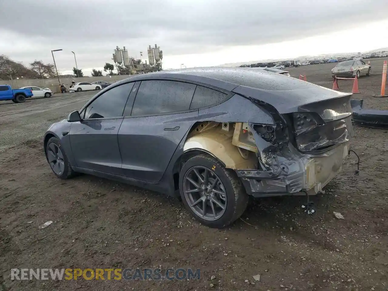 2 Фотография поврежденного автомобиля 5YJ3E1EA9PF653718 TESLA MODEL 3 2023