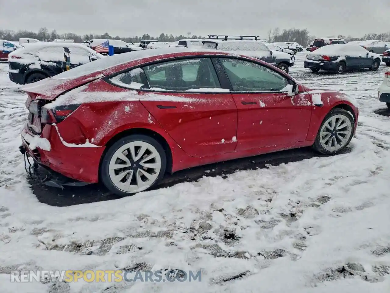 3 fotografías del automóvil dañado 5YJ3E1EA9PF654531 TESLA MODEL 3 2023