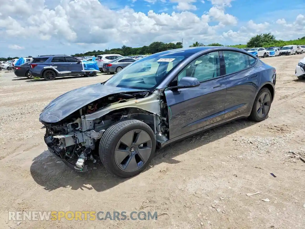 1 fotografías del automóvil dañado 5YJ3E1EA9PF673287 TESLA MODEL 3 2023