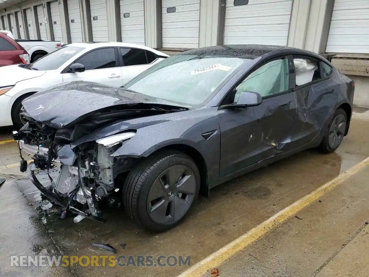 1 Photograph of a damaged car 5YJ3E1EA9PF676772 TESLA MODEL 3 2023