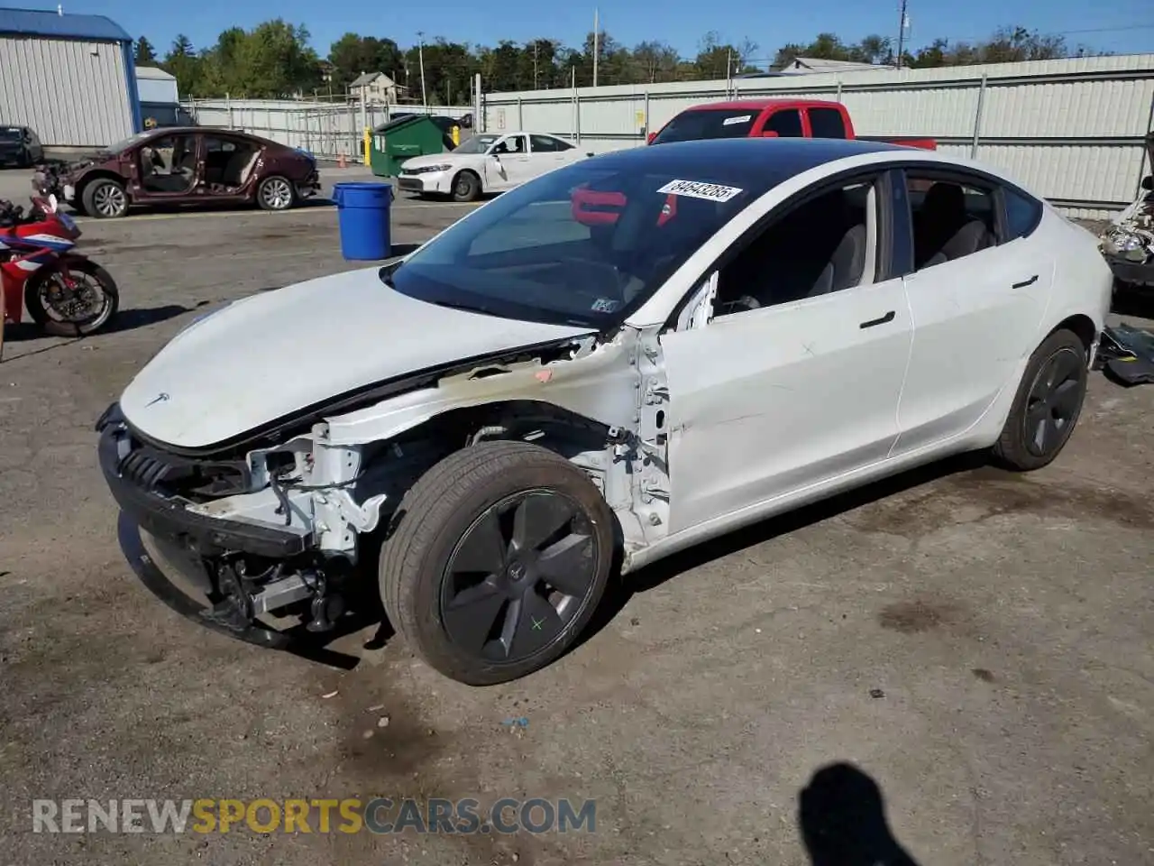 1 Photograph of a damaged car 5YJ3E1EA9PF685701 TESLA MODEL 3 2023