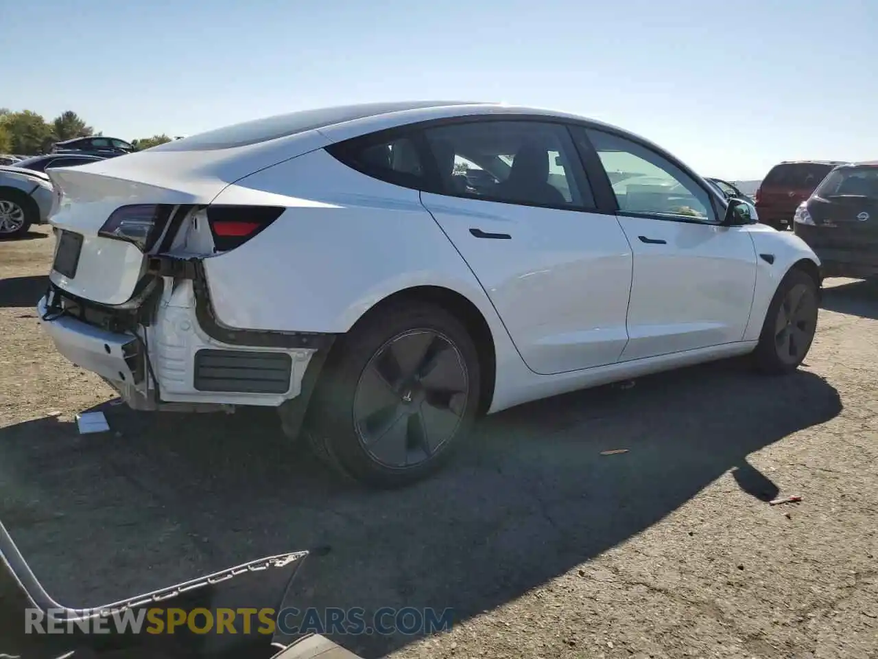 3 Photograph of a damaged car 5YJ3E1EA9PF685701 TESLA MODEL 3 2023