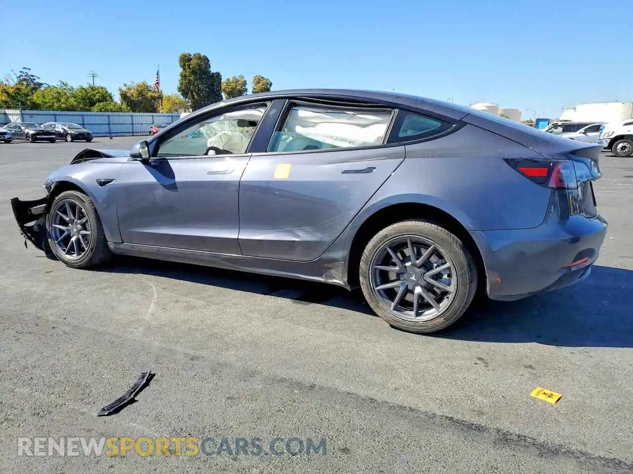 2 Photograph of a damaged car 5YJ3E1EA9PF695581 TESLA MODEL 3 2023