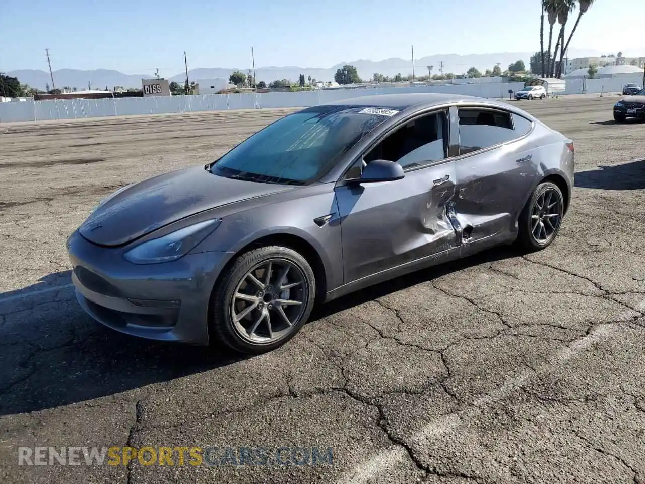 1 Photograph of a damaged car 5YJ3E1EA9PF700830 TESLA MODEL 3 2023