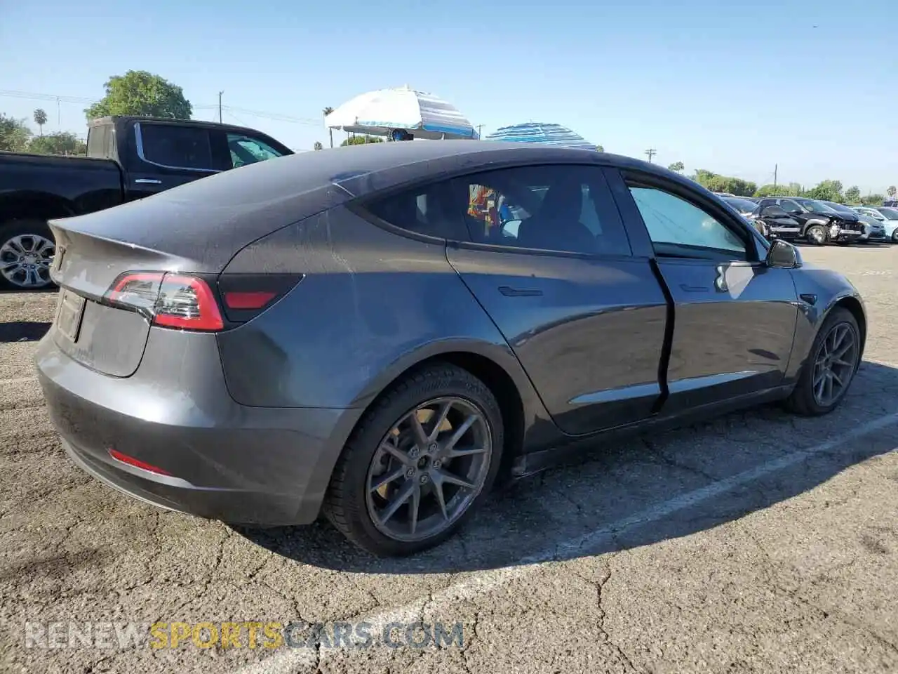 3 Photograph of a damaged car 5YJ3E1EA9PF700830 TESLA MODEL 3 2023