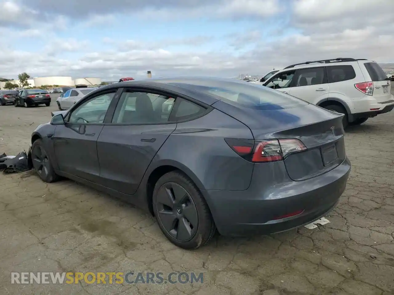 2 Photograph of a damaged car 5YJ3E1EA9PF704747 TESLA MODEL 3 2023