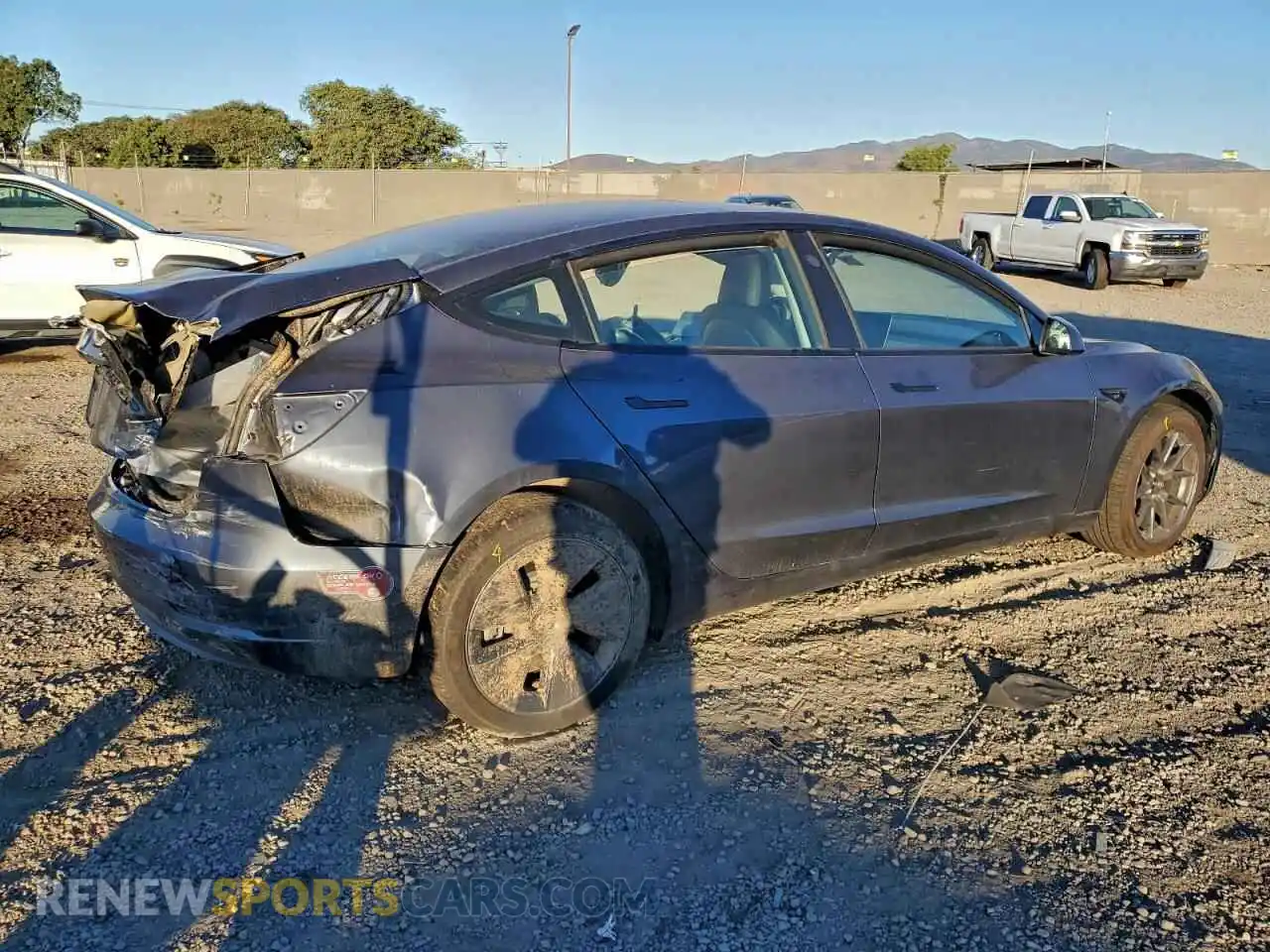 3 Photograph of a damaged car 5YJ3E1EA9PF712928 TESLA MODEL 3 2023