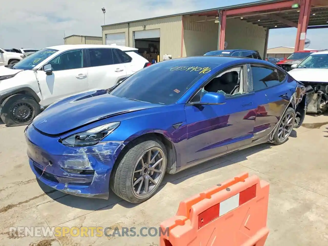 1 Photograph of a damaged car 5YJ3E1EAXPF385309 TESLA MODEL 3 2023