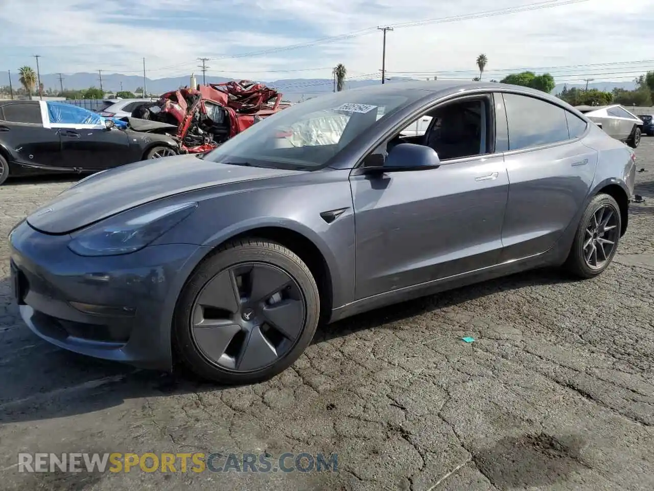 1 Photograph of a damaged car 5YJ3E1EAXPF385486 TESLA MODEL 3 2023