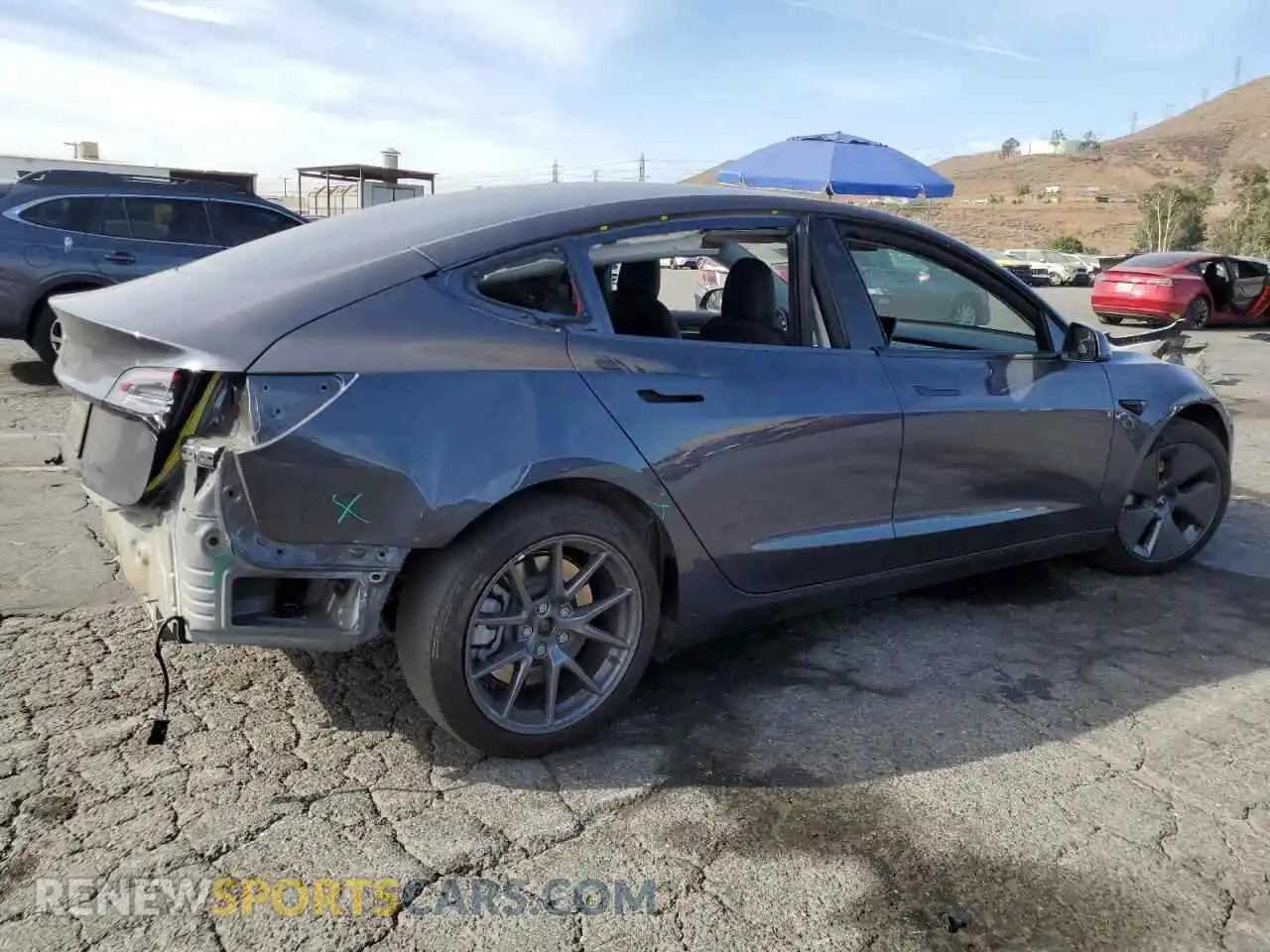 3 Photograph of a damaged car 5YJ3E1EAXPF385486 TESLA MODEL 3 2023