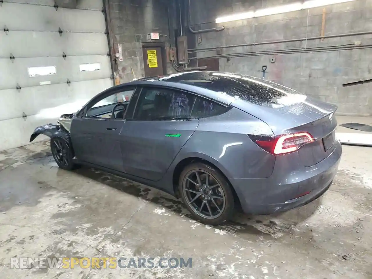 2 Photograph of a damaged car 5YJ3E1EAXPF393992 TESLA MODEL 3 2023