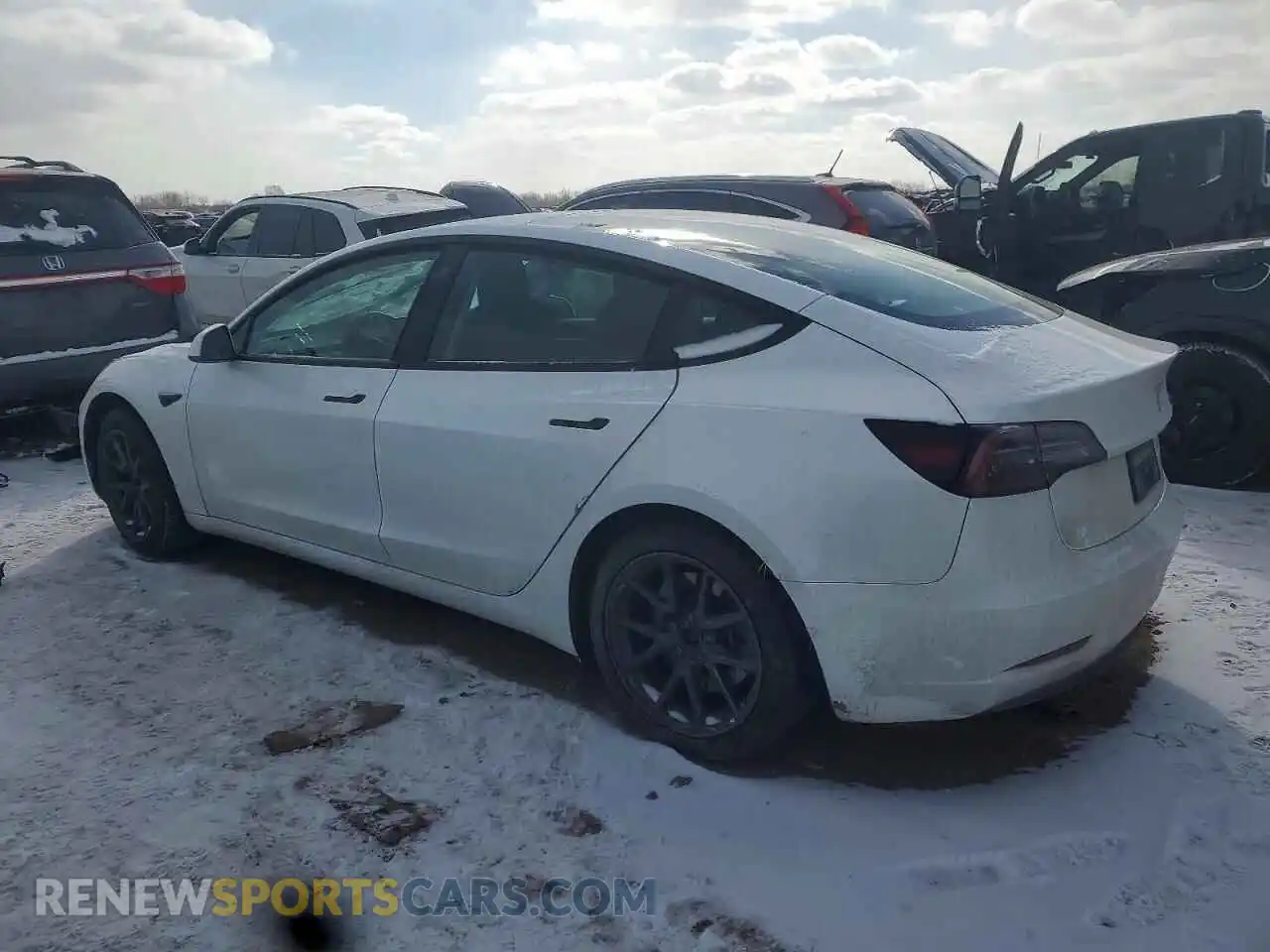 2 Photograph of a damaged car 5YJ3E1EAXPF396195 TESLA MODEL 3 2023