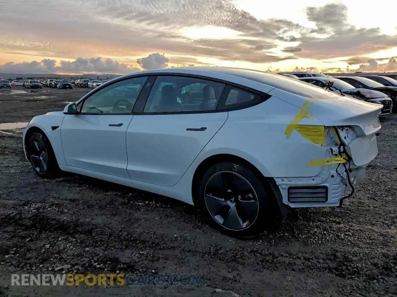 2 Photograph of a damaged car 5YJ3E1EAXPF396651 TESLA MODEL 3 2023