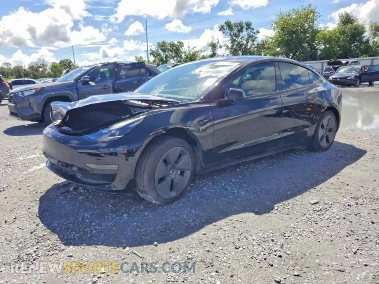 1 Photograph of a damaged car 5YJ3E1EAXPF426151 TESLA MODEL 3 2023