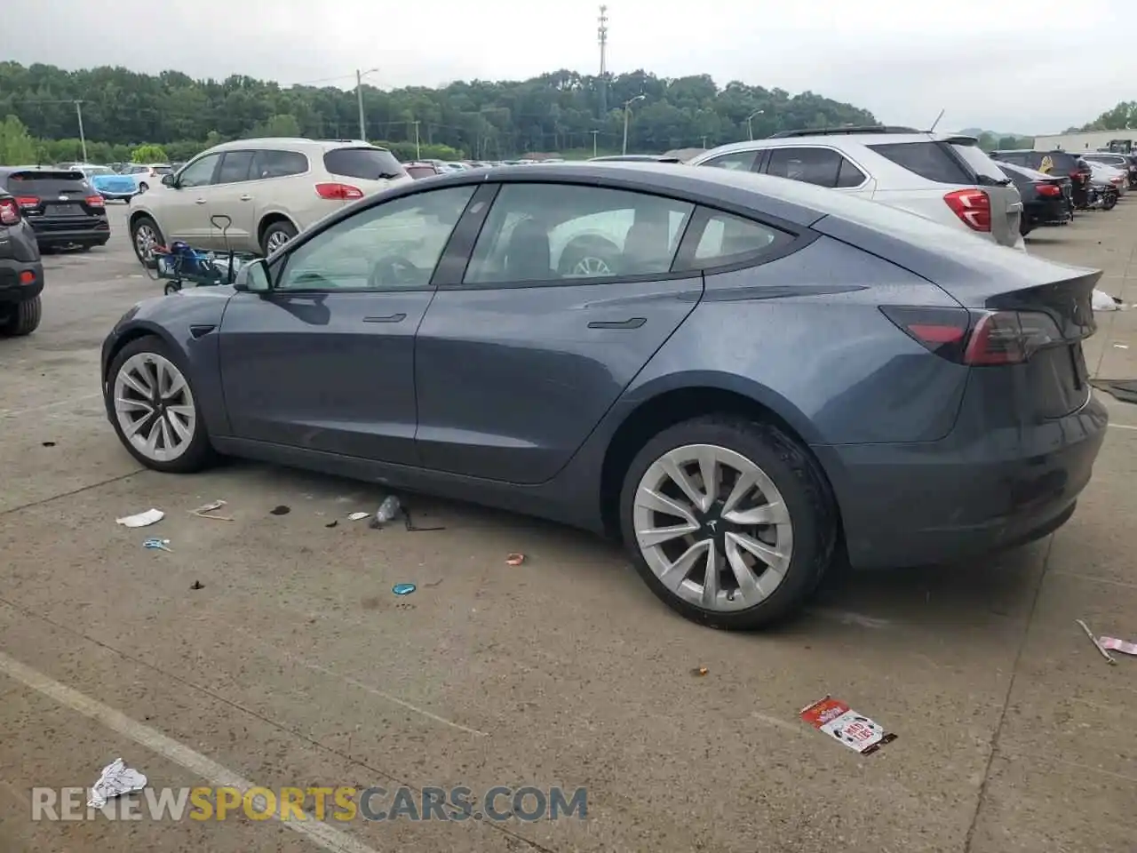 2 Photograph of a damaged car 5YJ3E1EAXPF426375 TESLA MODEL 3 2023