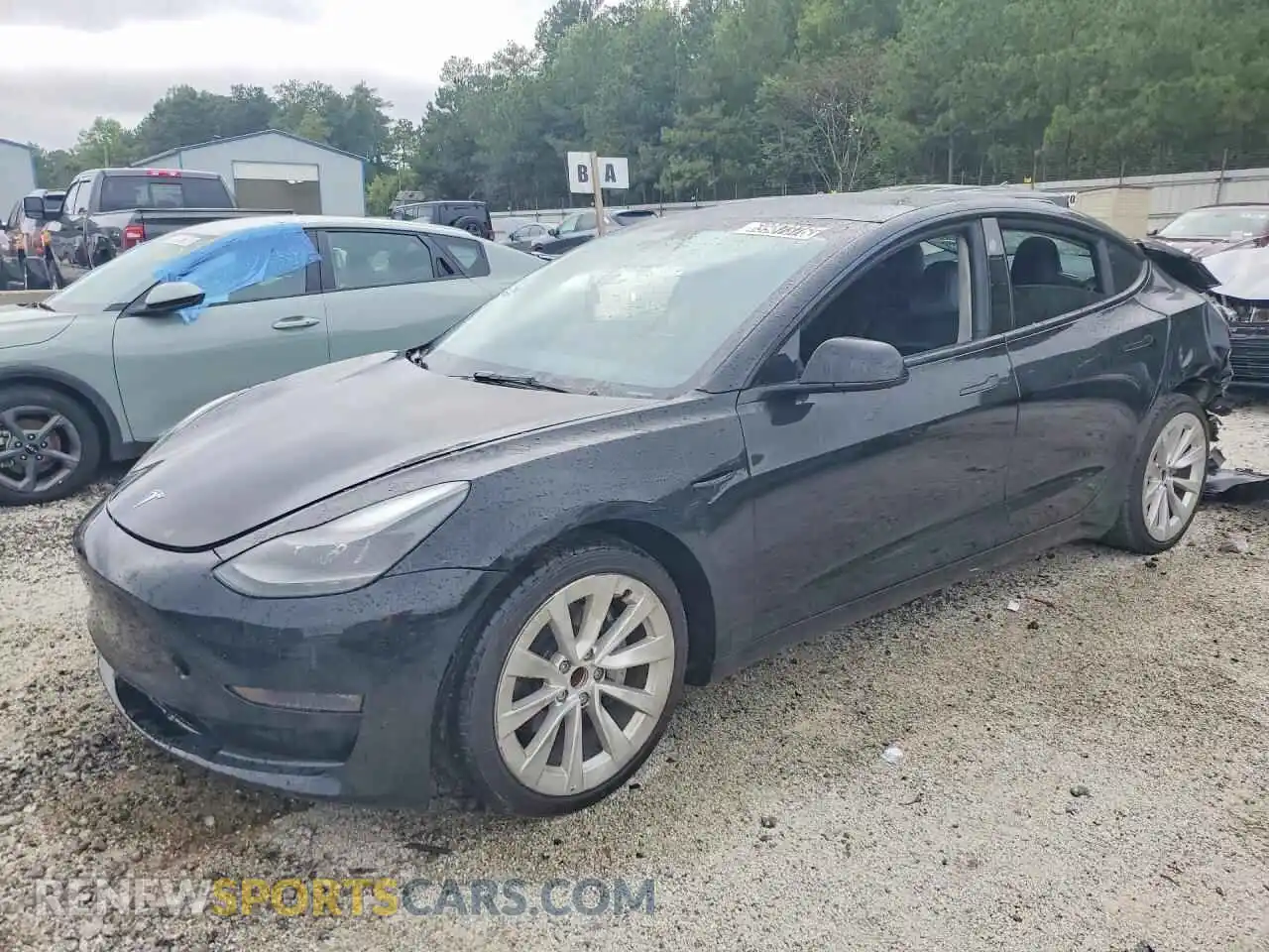 1 Фотография поврежденного автомобиля 5YJ3E1EAXPF434718 TESLA MODEL 3 2023