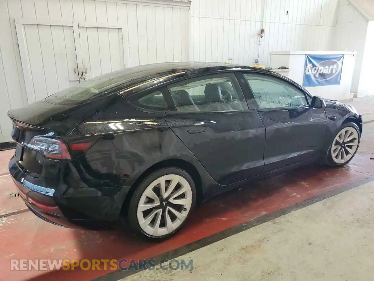 3 fotografías del automóvil dañado 5YJ3E1EAXPF436842 TESLA MODEL 3 2023
