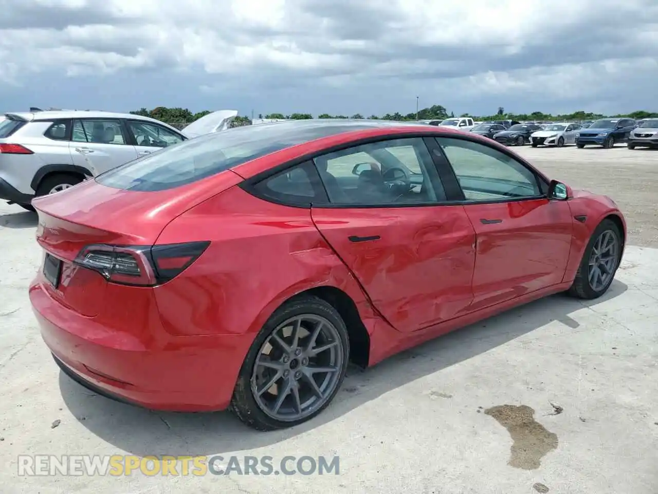 3 Photograph of a damaged car 5YJ3E1EAXPF449641 TESLA MODEL 3 2023