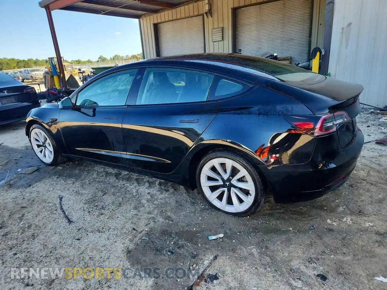 2 Photograph of a damaged car 5YJ3E1EAXPF449719 TESLA MODEL 3 2023