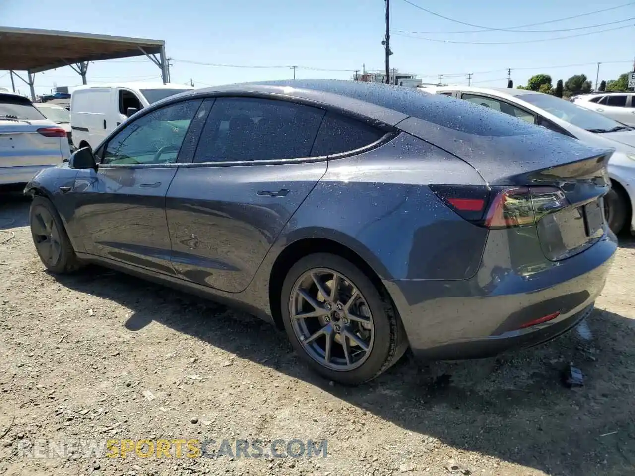 2 fotografías del automóvil dañado 5YJ3E1EAXPF451597 TESLA MODEL 3 2023