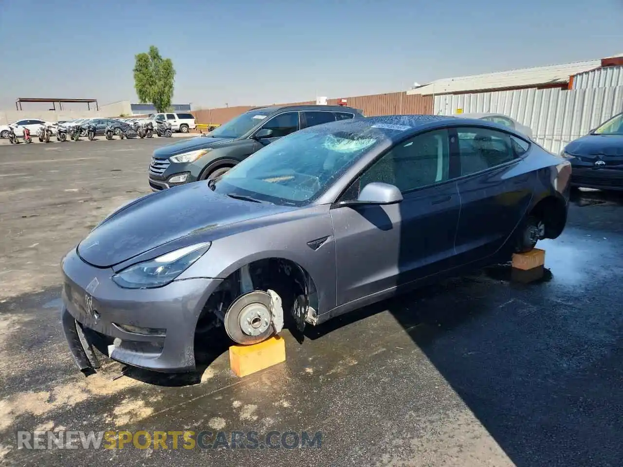 1 Photograph of a damaged car 5YJ3E1EAXPF451860 TESLA MODEL 3 2023