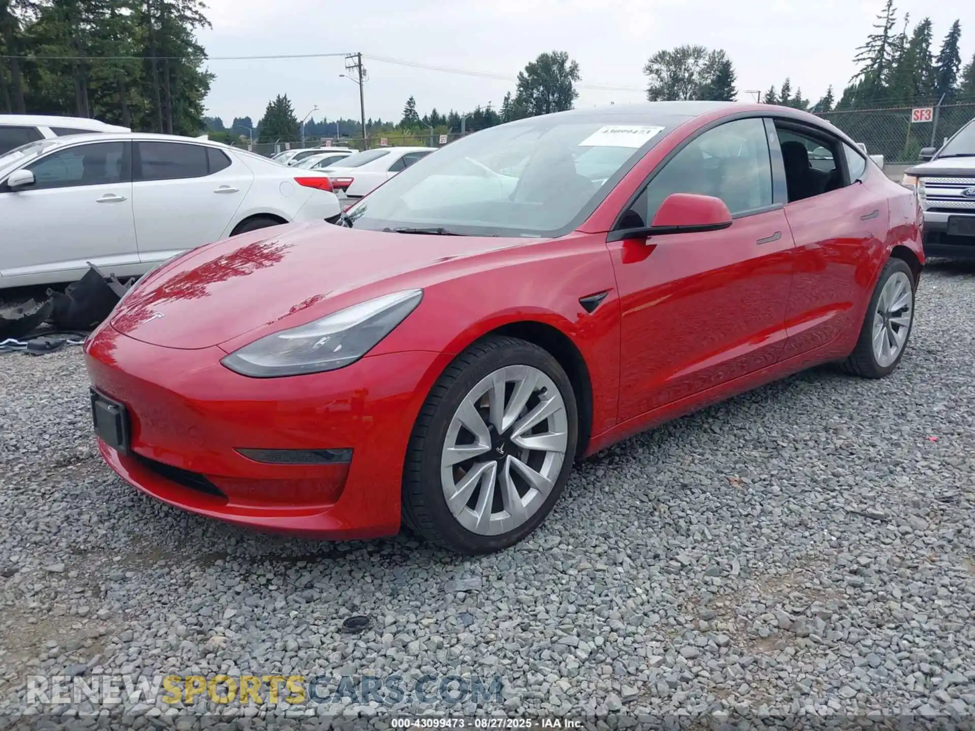 2 Photograph of a damaged car 5YJ3E1EAXPF452281 TESLA MODEL 3 2023
