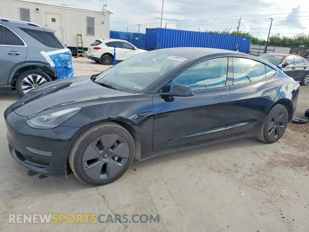 1 Photograph of a damaged car 5YJ3E1EAXPF453673 TESLA MODEL 3 2023