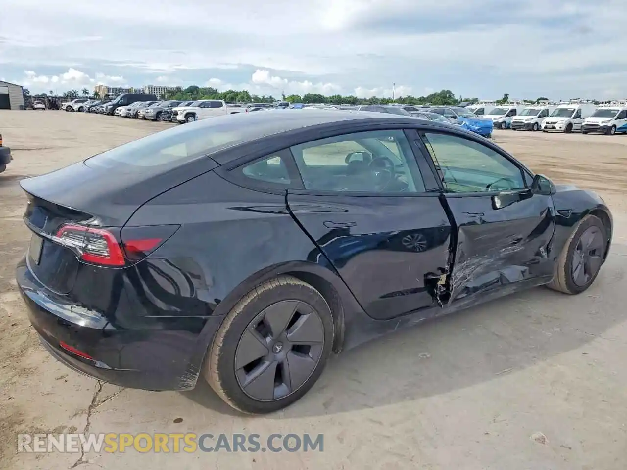 3 Photograph of a damaged car 5YJ3E1EAXPF453673 TESLA MODEL 3 2023