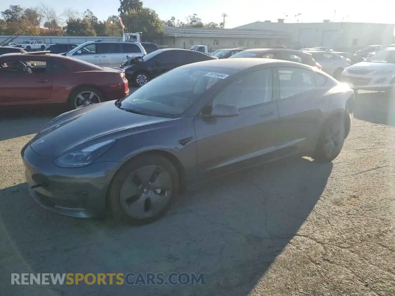 1 Photograph of a damaged car 5YJ3E1EAXPF457352 TESLA MODEL 3 2023