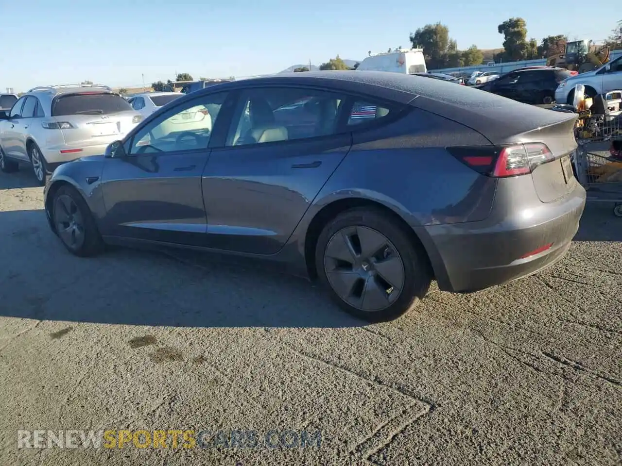 2 Photograph of a damaged car 5YJ3E1EAXPF457352 TESLA MODEL 3 2023