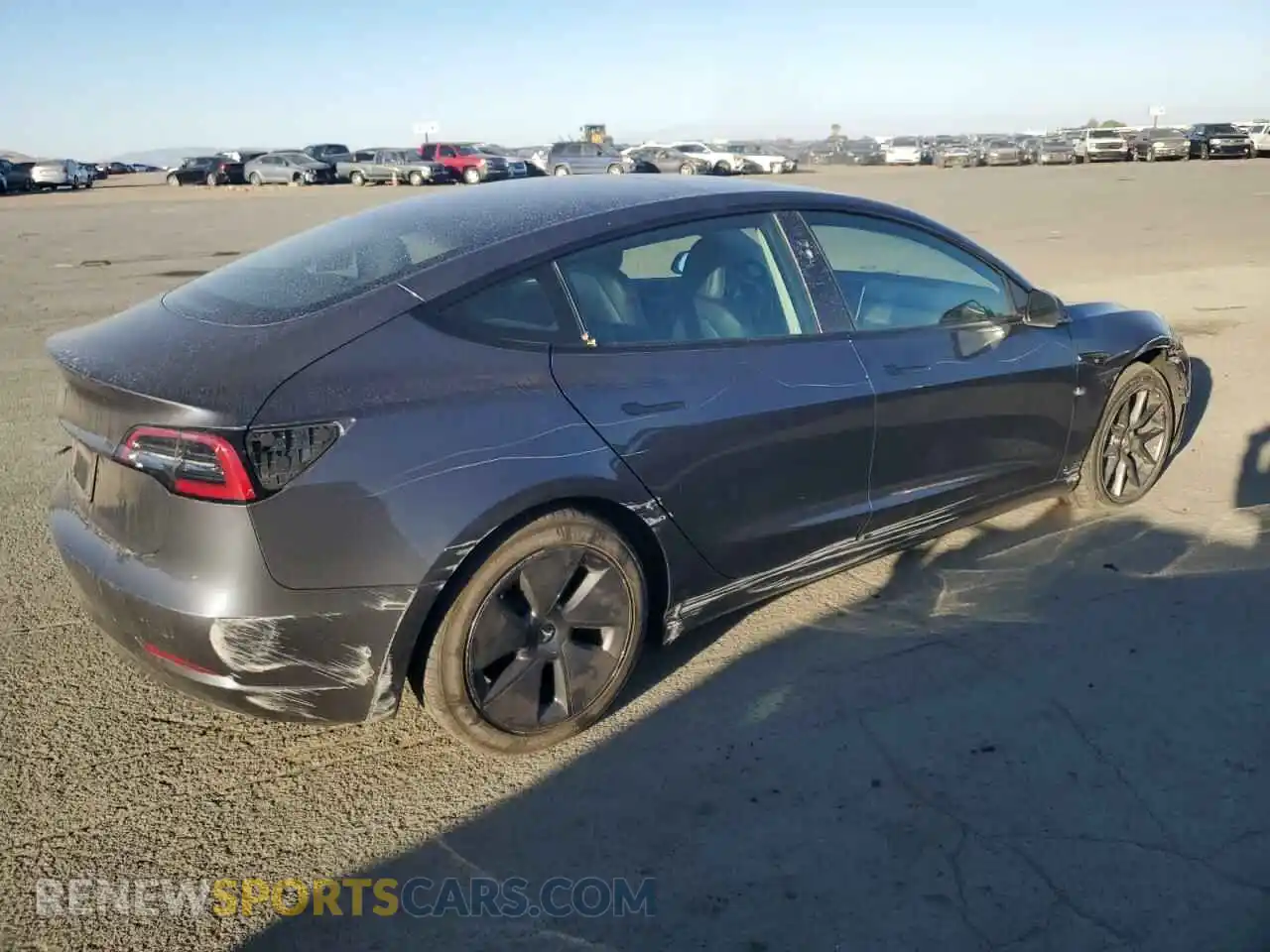 3 Photograph of a damaged car 5YJ3E1EAXPF457352 TESLA MODEL 3 2023