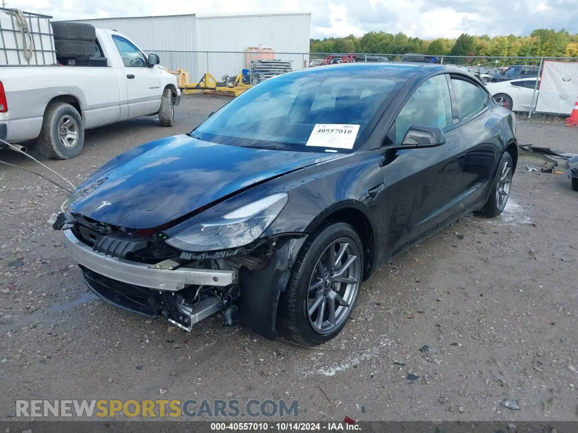2 Photograph of a damaged car 5YJ3E1EAXPF462728 TESLA MODEL 3 2023