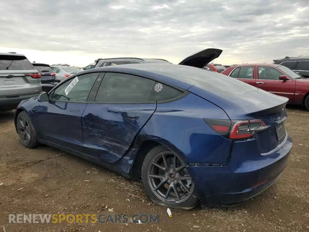 2 Photograph of a damaged car 5YJ3E1EAXPF463412 TESLA MODEL 3 2023
