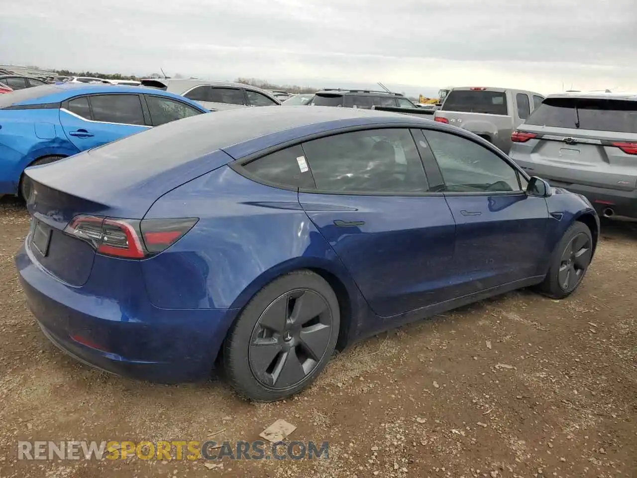 3 Photograph of a damaged car 5YJ3E1EAXPF463412 TESLA MODEL 3 2023