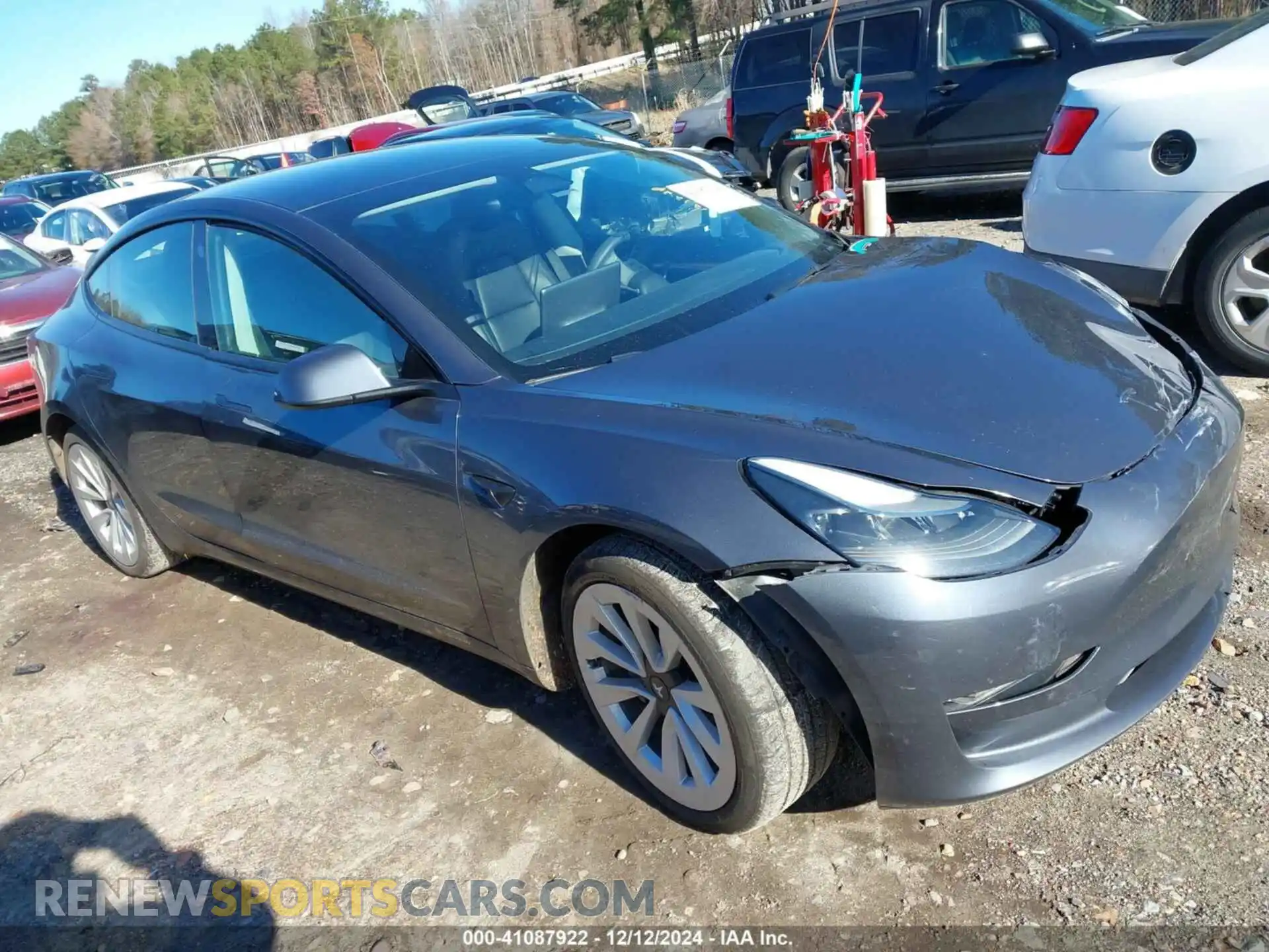 1 Photograph of a damaged car 5YJ3E1EAXPF466701 TESLA MODEL 3 2023