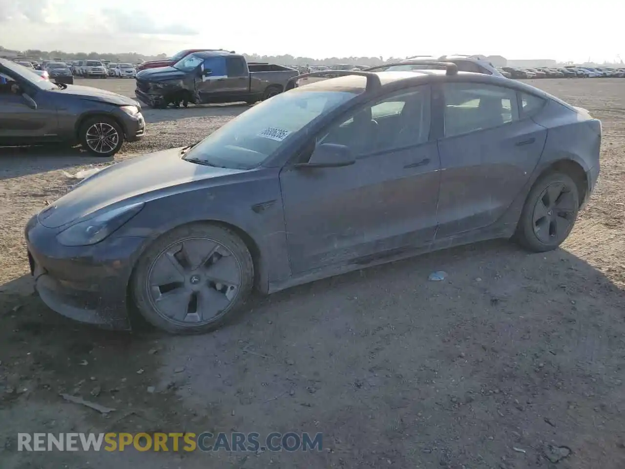 1 Photograph of a damaged car 5YJ3E1EAXPF474233 TESLA MODEL 3 2023