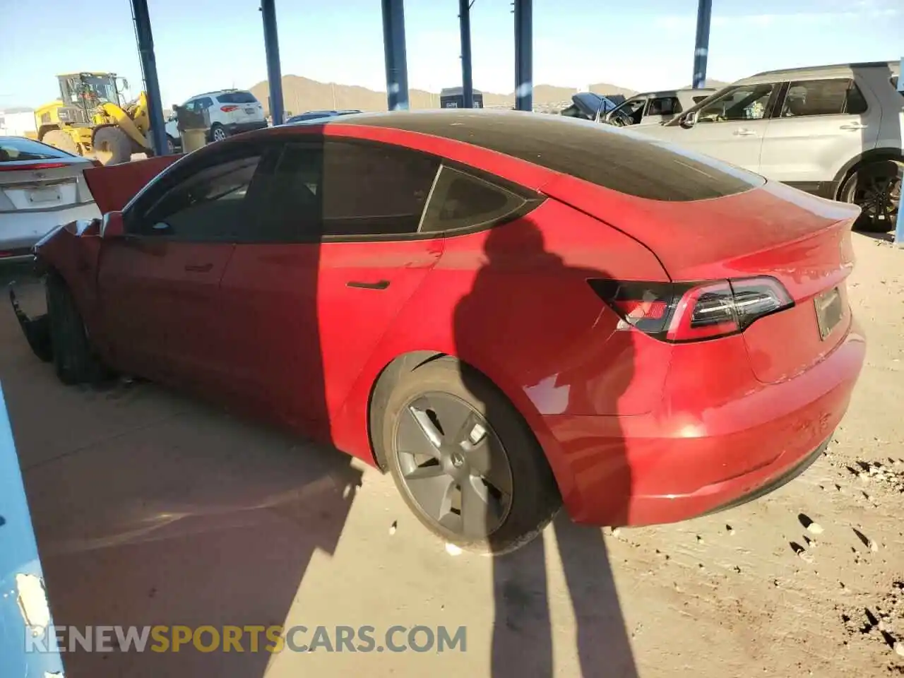 2 Photograph of a damaged car 5YJ3E1EAXPF499651 TESLA MODEL 3 2023