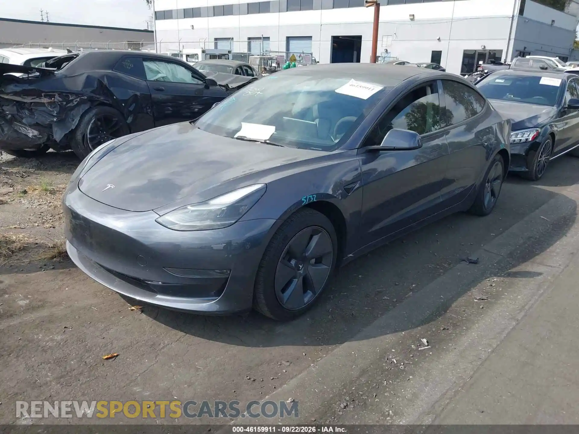 2 Photograph of a damaged car 5YJ3E1EAXPF501236 TESLA MODEL 3 2023