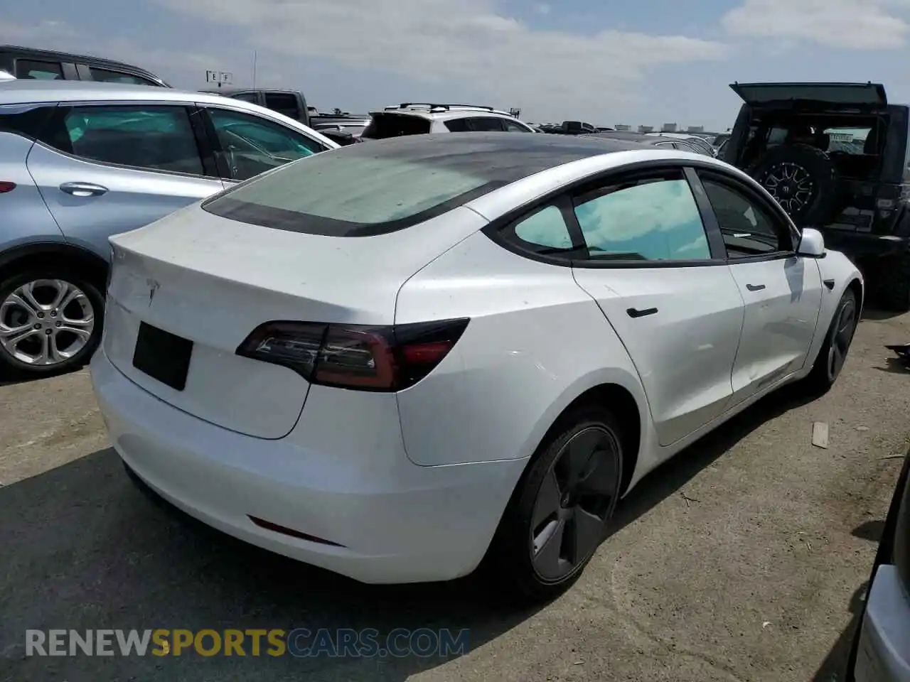 3 Photograph of a damaged car 5YJ3E1EAXPF502502 TESLA MODEL 3 2023