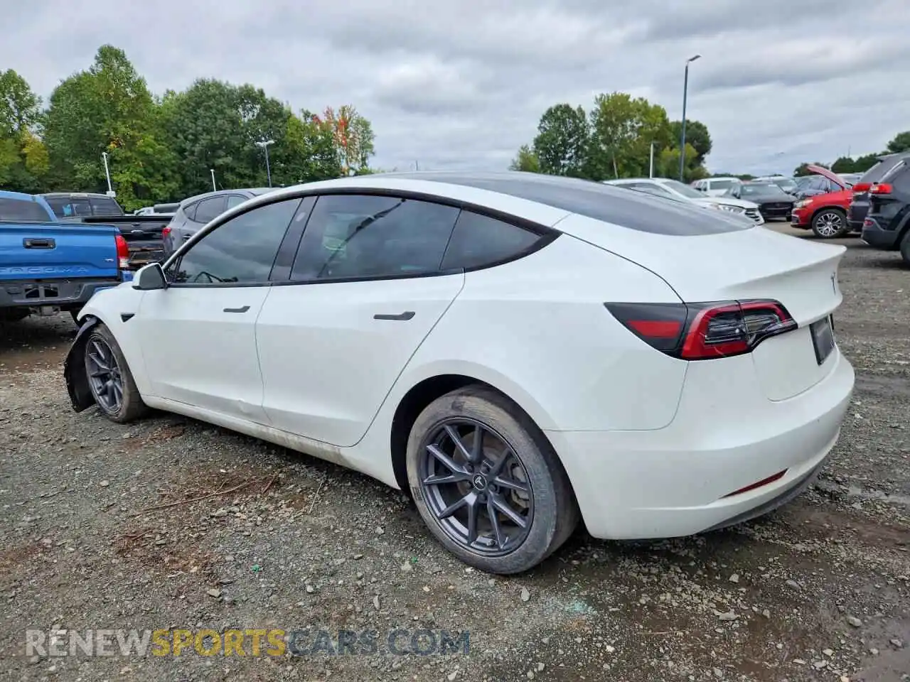 2 Photograph of a damaged car 5YJ3E1EAXPF504847 TESLA MODEL 3 2023