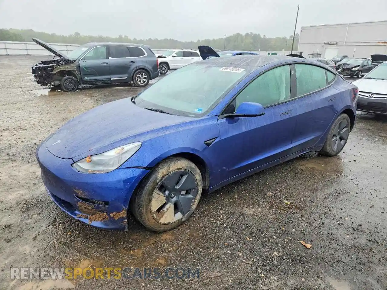 1 Photograph of a damaged car 5YJ3E1EAXPF509207 TESLA MODEL 3 2023