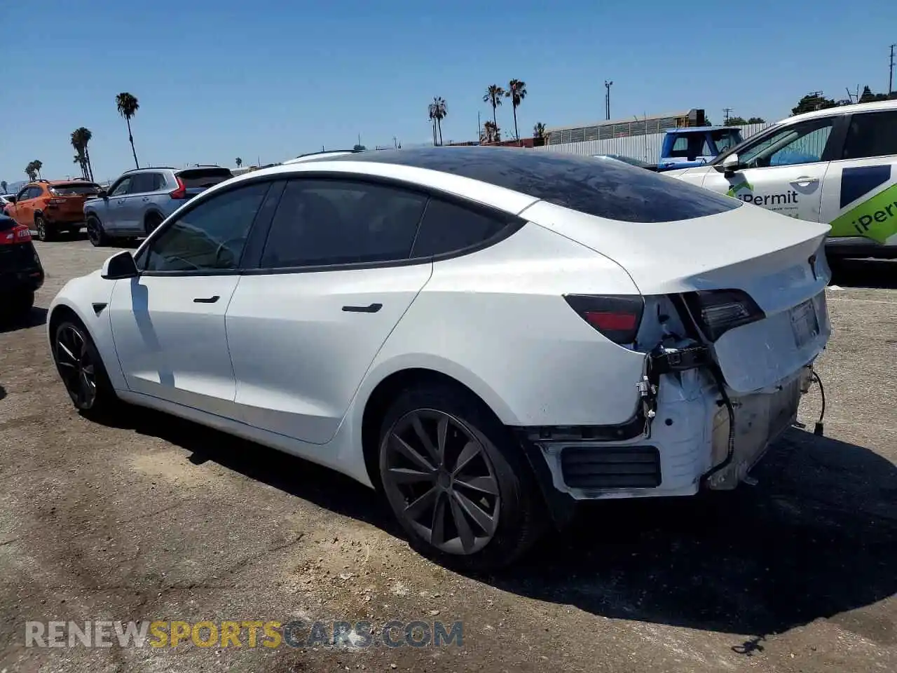 2 Photograph of a damaged car 5YJ3E1EAXPF541218 TESLA MODEL 3 2023