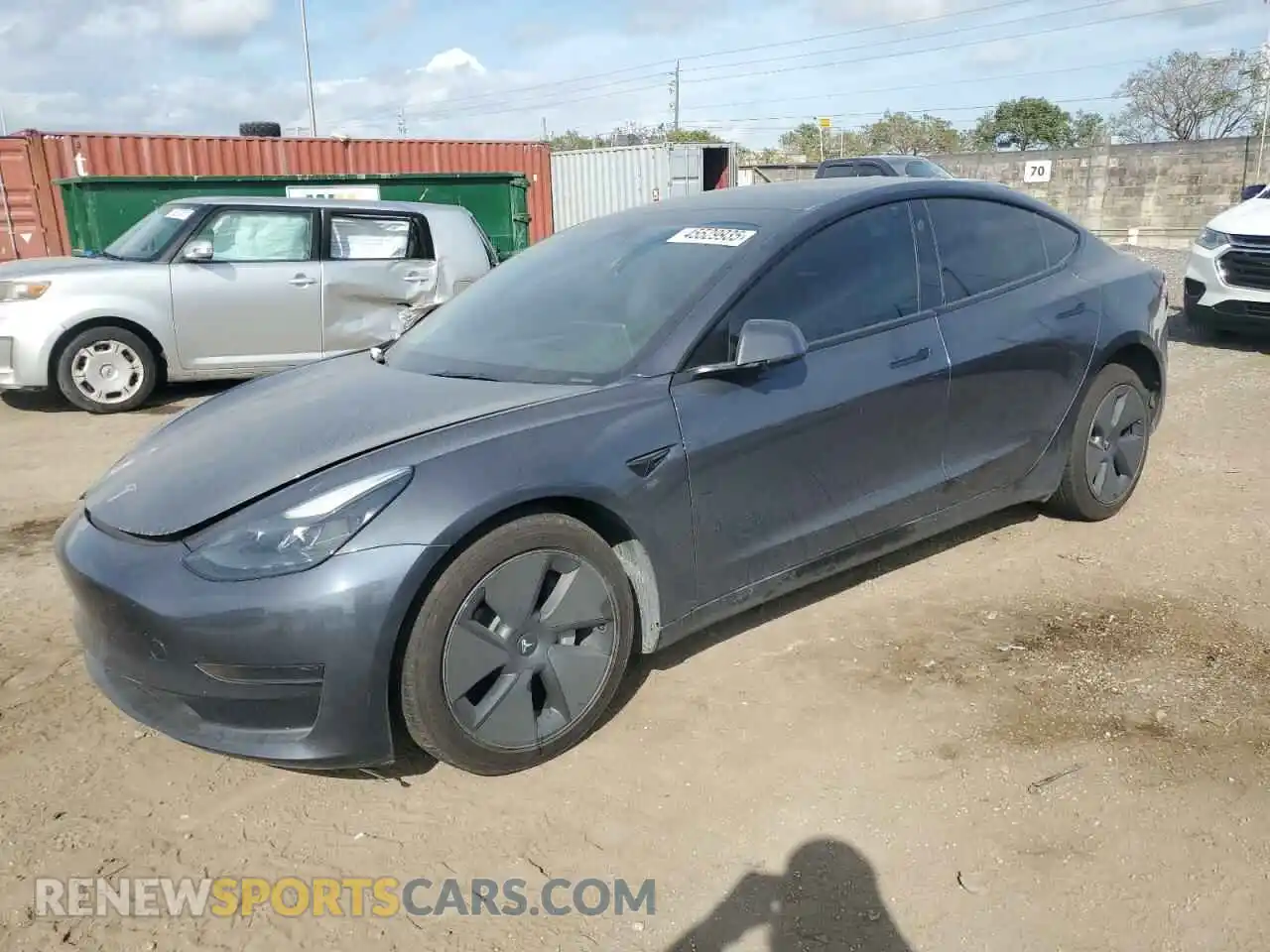 1 Photograph of a damaged car 5YJ3E1EAXPF545348 TESLA MODEL 3 2023