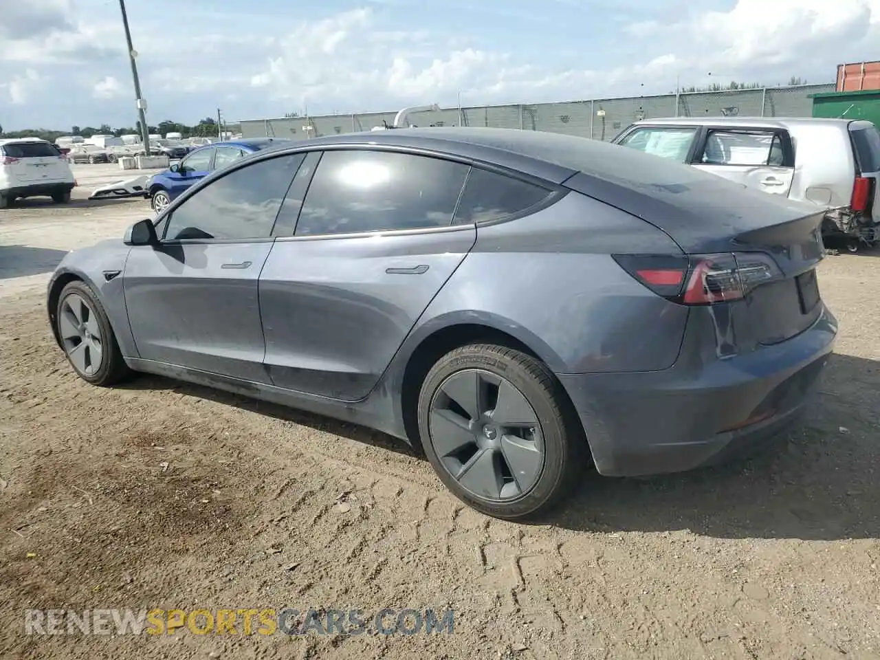 2 Photograph of a damaged car 5YJ3E1EAXPF545348 TESLA MODEL 3 2023